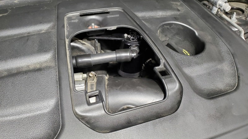 J&L 16-23 Dodge Durango / Jeep Grand Cherokee 3.6L Oil Separator 3.0 Passenger Side - Black Anod - Black Ops Auto Works