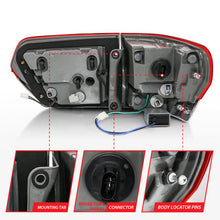 Load image into Gallery viewer, ANZO 2014-2016 Jeep Grand Cherokee LED Taillights Red/Clear 