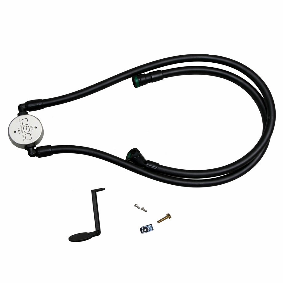 J&L 2025 Ford Explorer 2.3L EcoBoost 3.0 PVC Side Oil Separator - Clear Anodized J&L JLT3121P-C