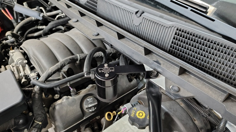 J&L 3123D-B Oil Catch Can for 2014-2018 Silverado Sierra 4.3L