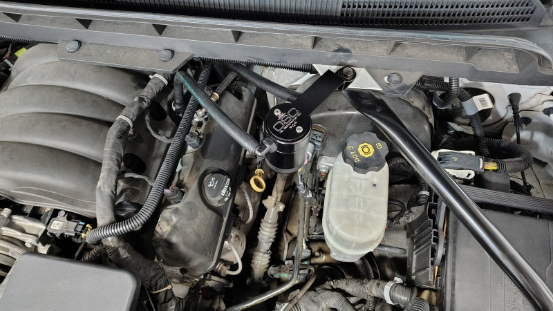 J&L 3123D-B Oil Catch Can for 2014-2018 Silverado Sierra 4.3L