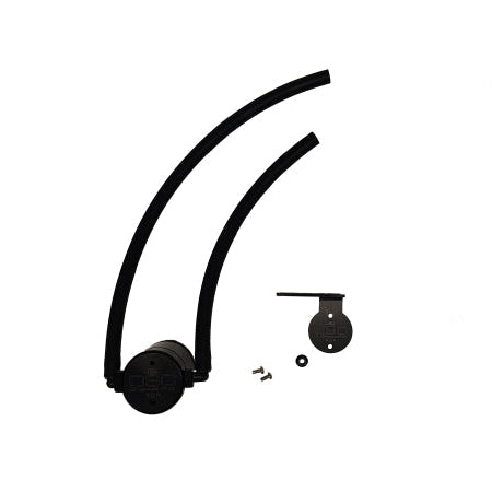 J&L Oil Catch Can for 2022-25 Nissan Pathfinder 3.5L Black - Primary