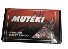 Load image into Gallery viewer, Wheel Mate Muteki Aluminum Closed End Cap 12 X 1.50- Red (24 PCS)