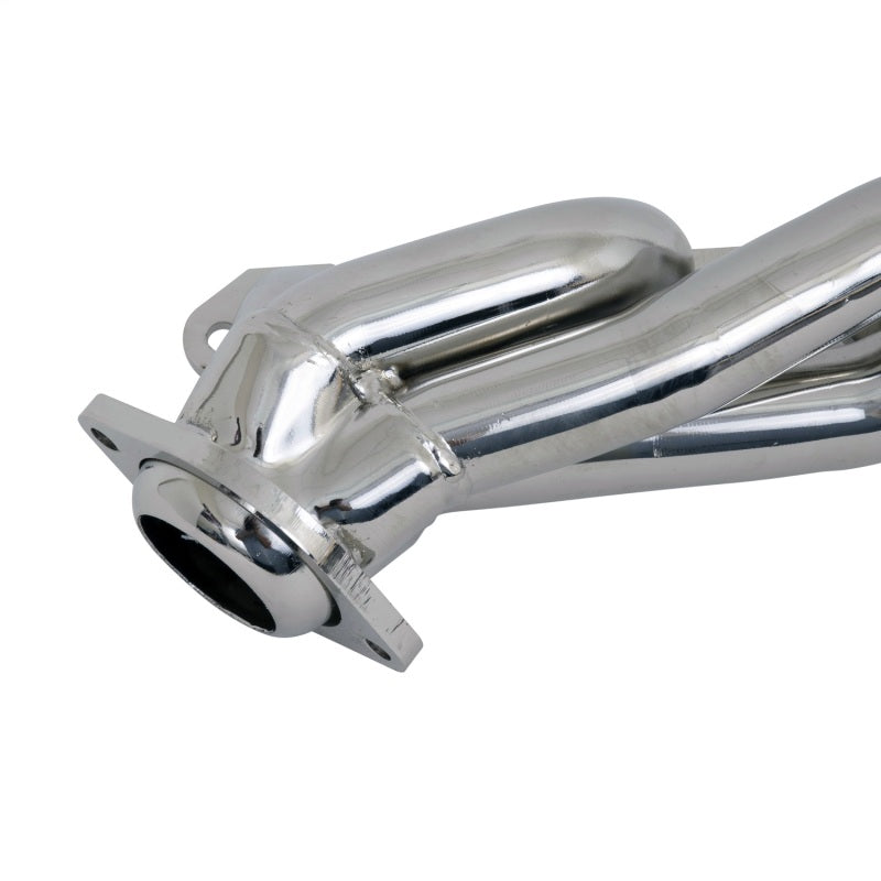 BBK 87-95 Ford F150 Truck 5.0 302 Shorty Unequal Length Exhaust Headers - 1-5/8 Silver Ceramic - Unmounted