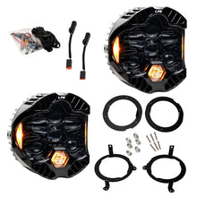 Load image into Gallery viewer, Baja Designs DOT LP6 LED Headlights Jeep Wrangler JL Gladiator JT Amber