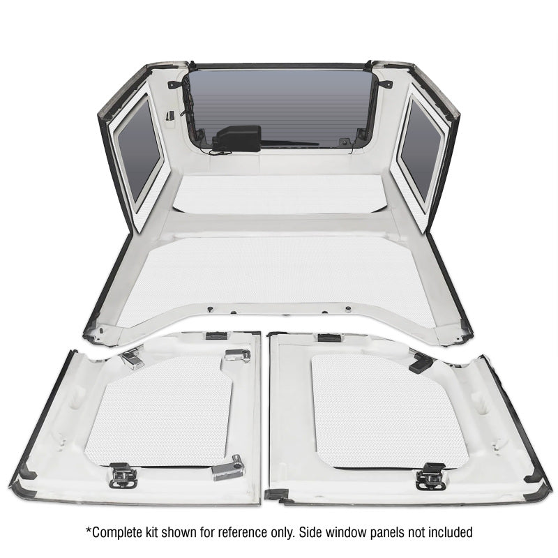 DEI Boom Mat White Headliner Kit 2011-18 Jeep JK 4-Door - Mounted