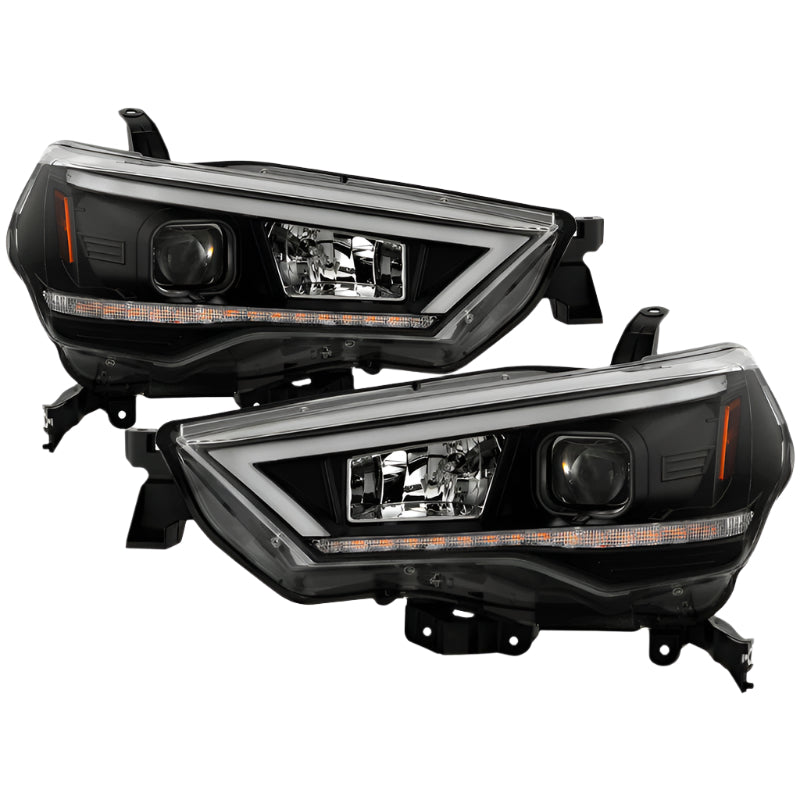 Primary angle – black housing, clear lens, light-bar detail