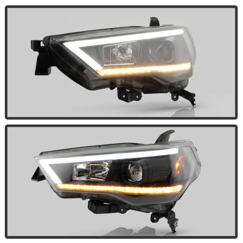 Daytime running/parking light-bar illumination