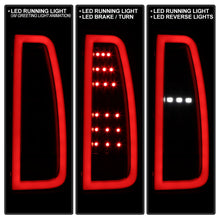 Load image into Gallery viewer, ( Spyder Apex ) Chevy Tahoe / Suburban 2015-2020 Light Bar LED Tail Lights - Greeting Lights Animation - LED White Light Bar Parking Light - Black Smoke
