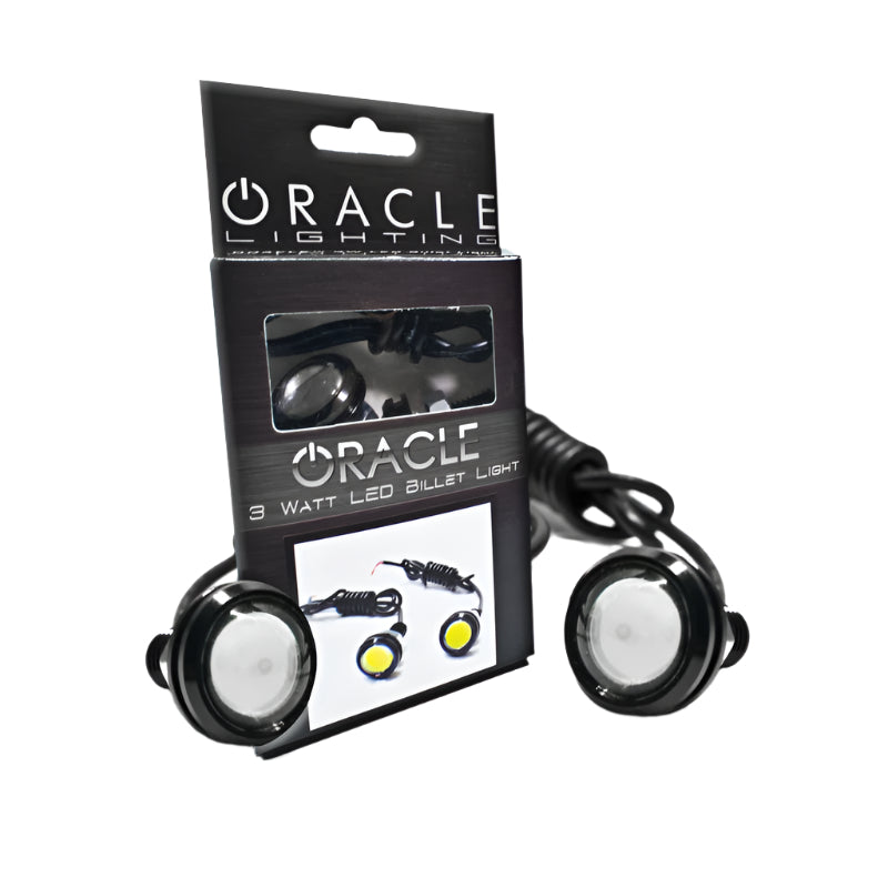 ORACLE 3W Cree LED Billet Lights Amber - SKU 5410-005 Universal Fit 