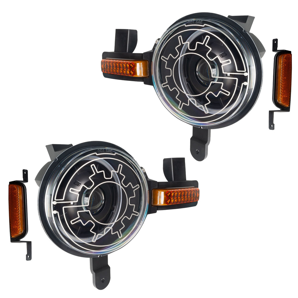 ORACLE LIGHTING OCULUS BI-LED PROJECTOR HEADLIGHTS FOR 2021+ FORD BRONCO - HEATED LENS