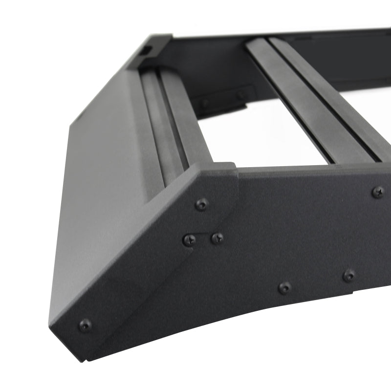Go Rhino Ceros Low Profile Roof Rack 2024 Toyota Tacoma Double Cab- Close Up