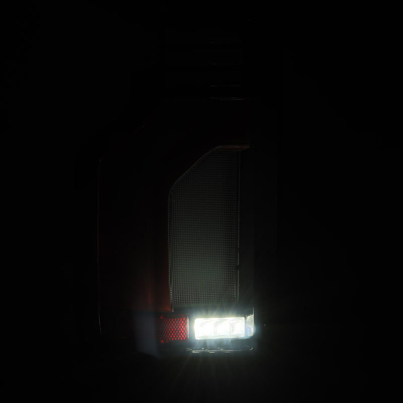 AlphaRex LUXX LED Tail Lights 2019-24 Silverado 1500 Black Smoked