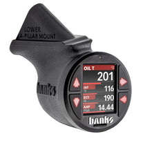 Load image into Gallery viewer, Banks Power 2018-2023 Jeep Gauge Pod Kit - Single Gauge - Lower Mount