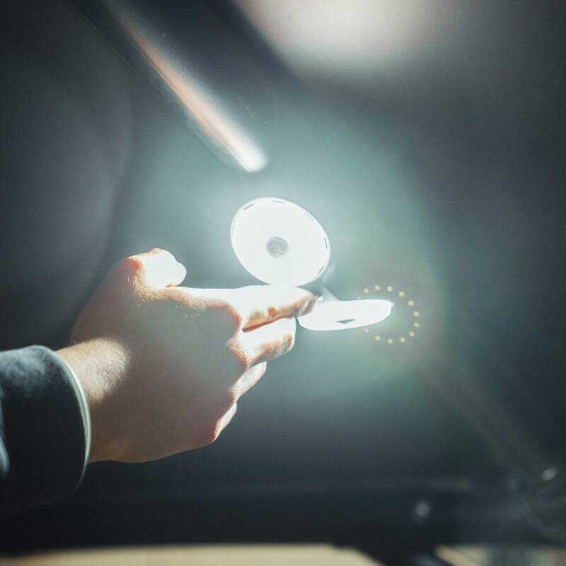 KC HiLiTES Dual Cyclone Dome Light Mount for Roll Cages - lifestyle view