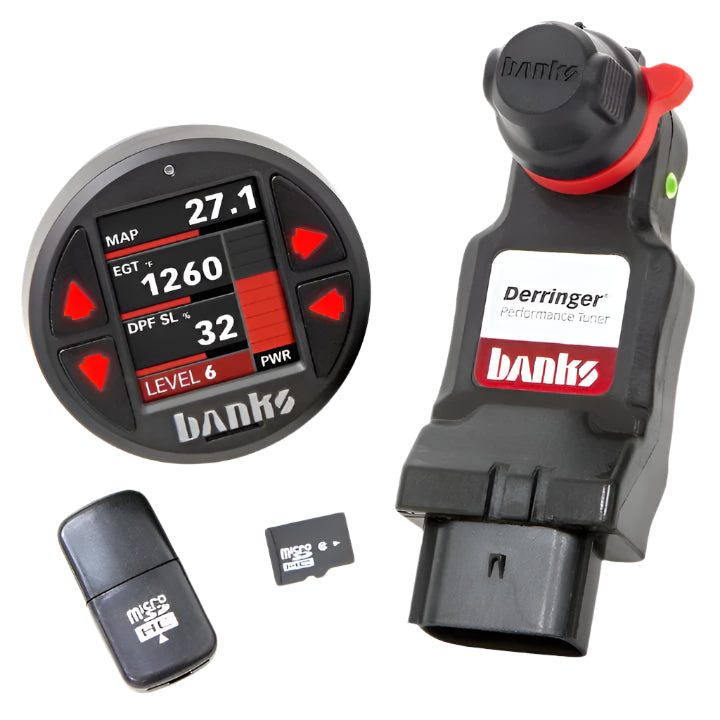 GBE66681-Banks Power 14-18 Jeep Grand Cherokee / Ram 1500 3.0L EcoDiesel Derringer Tuner (Gen 2) w/ iDash 1.8-Programmers & Tuners-Banks Power