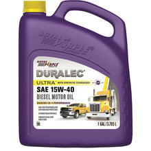 Load image into Gallery viewer, Royal Purple Duralec Ultra Diesel 15W-40 CK-4 Motor Oil - 1 Gallon