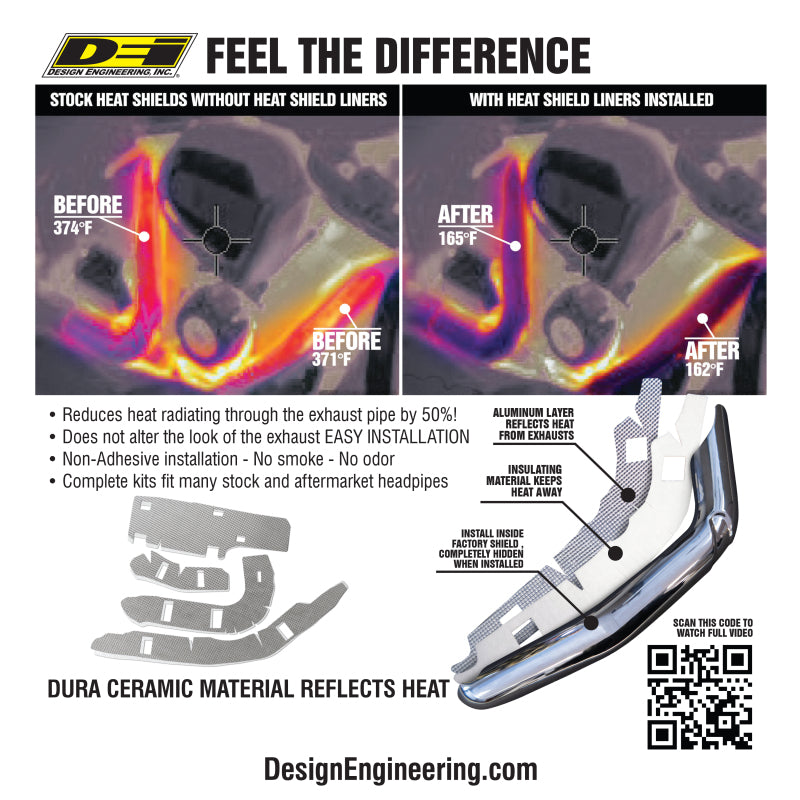 DEI Exhaust Heat Shield Liner Kit - lifestyle view