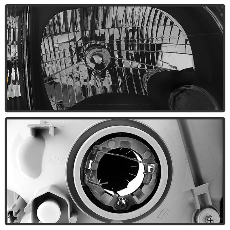 Xtune Toyota Tundra Double Cab 05-06 OEM Style Headlights & Corner Lights Black HD-JH-TTUN05-AM-BK - Black Ops Auto Works