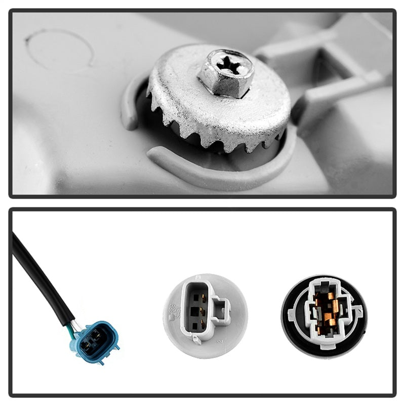 Xtune Toyota Tundra Double Cab 05-06 OEM Style Headlights & Corner Lights Black HD-JH-TTUN05-AM-BK - Black Ops Auto Works