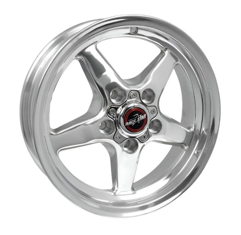 Race Star 92 Drag Star 15x5 Polished Wheel for Ford Mustang