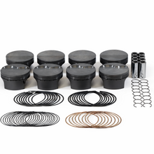 Load image into Gallery viewer, Mahle MS Piston Set GM LSX 416cid 4.070x1.110RCH 4.000 Stk 6.125 Rod .927 Pin -5.8cc 11.1CR Set of 8 Mahle MHL930227570