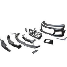Load image into Gallery viewer, 2016-2018 Chevy Camaro ZL1 1LE Track Package Front Bumper Conversion 11pcs Flat BLK - Black Ops Auto Works