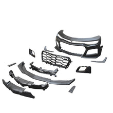 Load image into Gallery viewer, 2016-2018 Chevy Camaro ZL1 1LE Track Package Front Bumper Conversion 11pcs Flat BLK - Black Ops Auto Works
