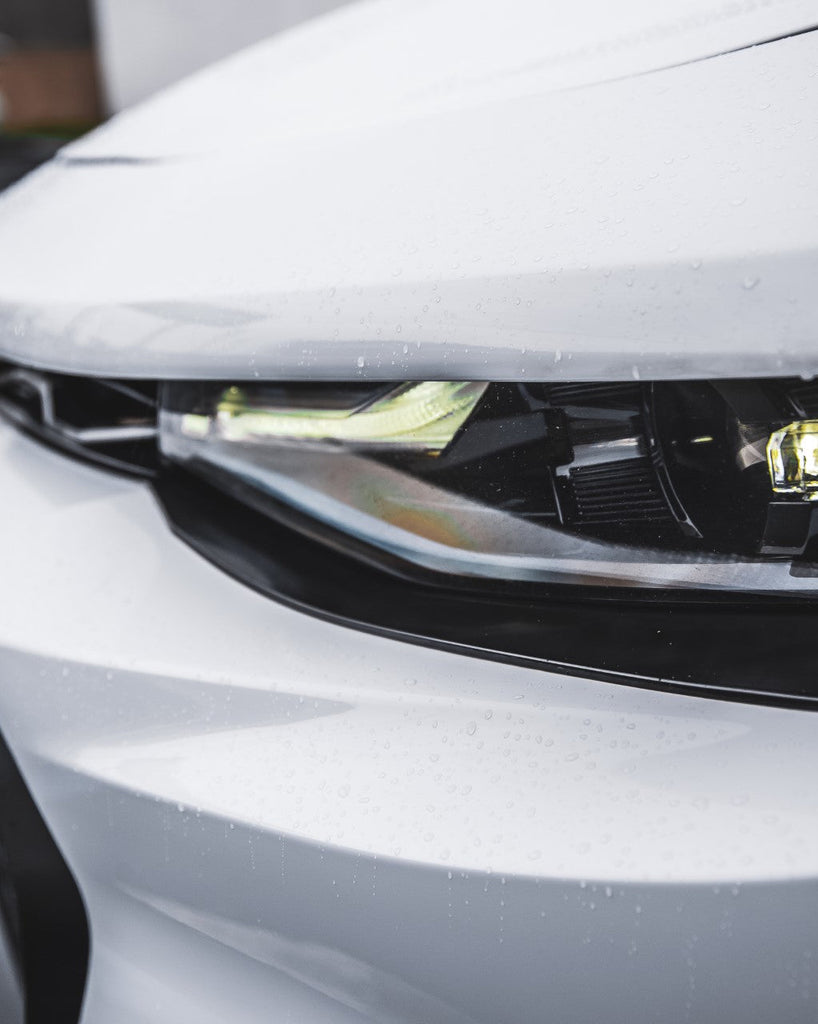 2019-2025 Chevy Camaro ZL1 1LE Track Package Front Bumper Conversion 9pcs Flat BLK Non RS Headlights - Black Ops Auto Works