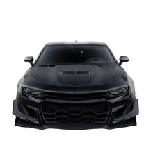 Load image into Gallery viewer, 2019-2025 Chevy Camaro ZL1 1LE Track Package Front Bumper Conversion 13pcs Flat BLK w/RS Headlights - Black Ops Auto Works