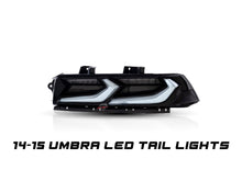 Load image into Gallery viewer, 2014-2015 Chevy Camaro Umbra LED Taillights Gloss BLK/ Smoke Lens - Black Ops Auto Works