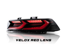 Load image into Gallery viewer, 2014-2015 Chevy Camaro Velox LED Taillights Gloss BLK/ Red Lens - Black Ops Auto Works