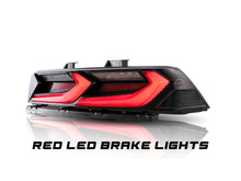 Load image into Gallery viewer, 2014-2015 Chevy Camaro Velox LED Taillights Gloss BLK/ Red Lens - Black Ops Auto Works