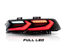 Load image into Gallery viewer, 2014-2015 Chevy Camaro Velox LED Taillights Gloss BLK/ Red Lens - Black Ops Auto Works
