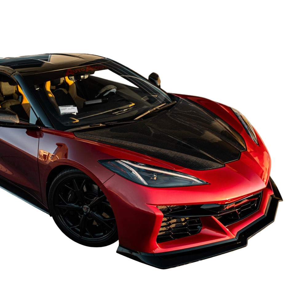 2020-2024 Corvette C8 Z06 Track Package 15pcs Full Conversion Bumper Kit - Black Ops Auto Works