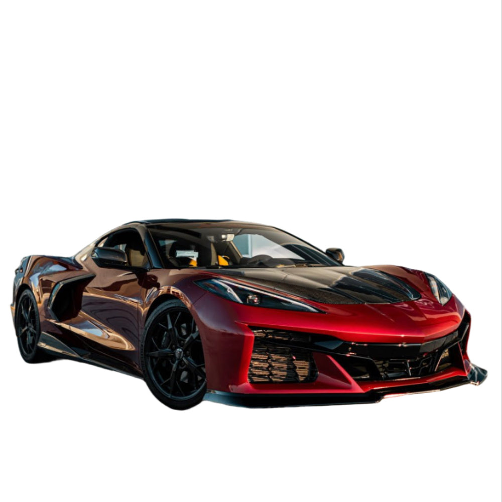 2020-2024 Corvette C8 Z06 Track Package 15pcs Full Conversion Bumper Kit - Black Ops Auto Works