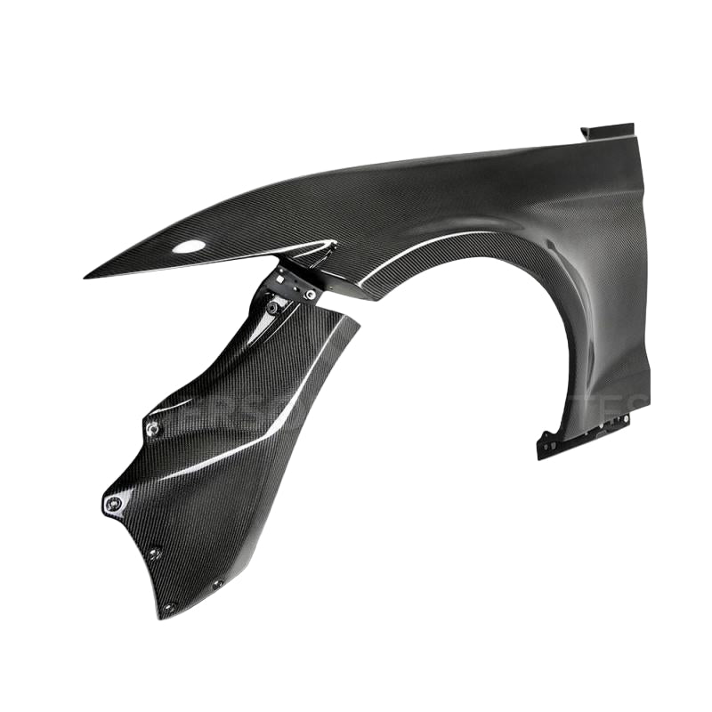 Upgrade your 2018-2023 Ford Mustang with Anderson Composites Type-JTP 10-piece carbon fiber fender flares. Lightweight, OEM fit, perfect for aggressive styling.
