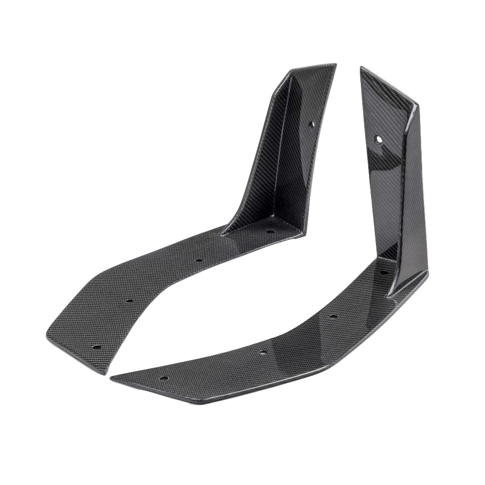 Anderson Composites 2024 Ford Mustang Type-GT5 Carbon Fiber Front Splitter Wickers-Carbon