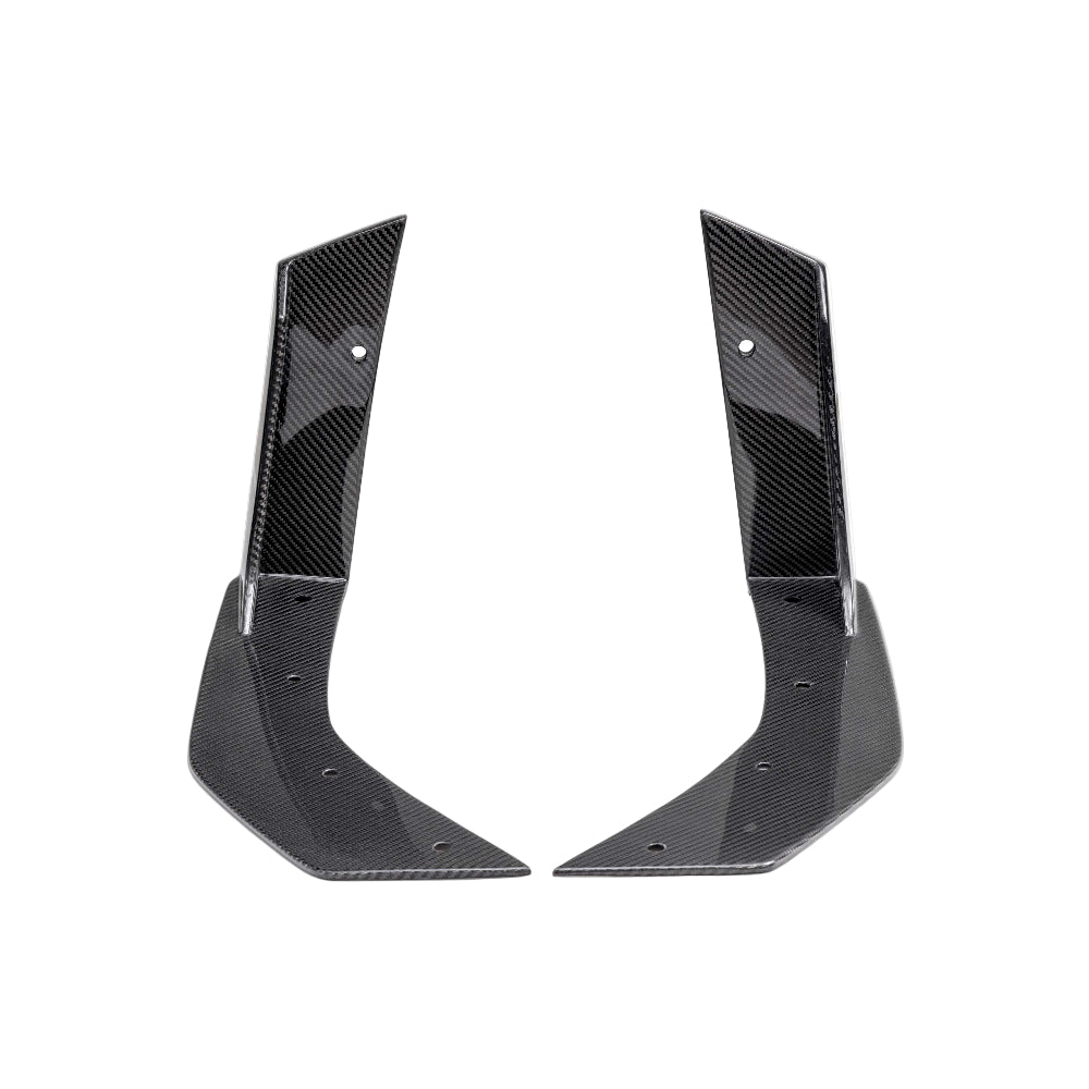 Anderson Composites 2024 Ford Mustang Type-GT5 Carbon Fiber Front Splitter Wickers-Carbon