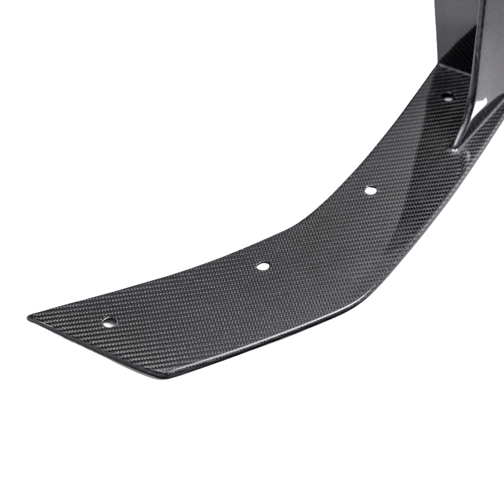 Anderson Composites 2024 Ford Mustang Type-GT5 Carbon Fiber Front Splitter Wickers-Carbon