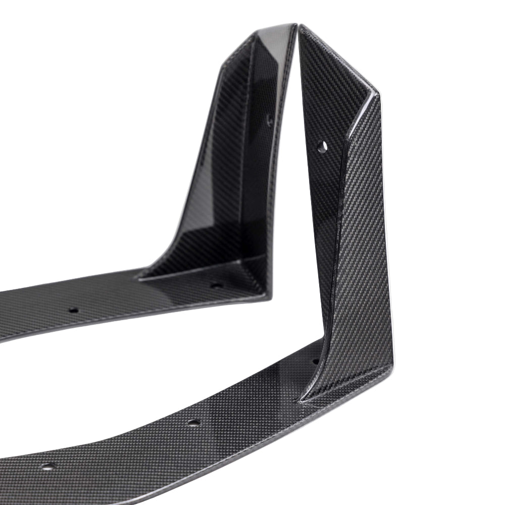 Anderson Composites 2024 Ford Mustang Type-GT5 Carbon Fiber Front Splitter Wickers-Carbon