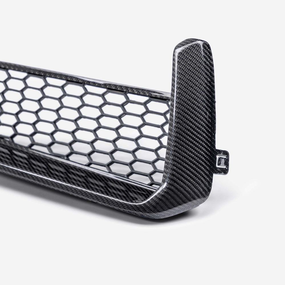 Anderson Composites 2024 Ford Mustang Dark Horse Carbon Fiber Front Bumper Inserts-Carbon