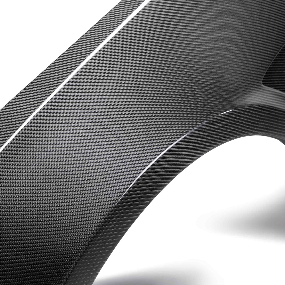 Detailed vent and edge contour view for Anderson Composites fenders.