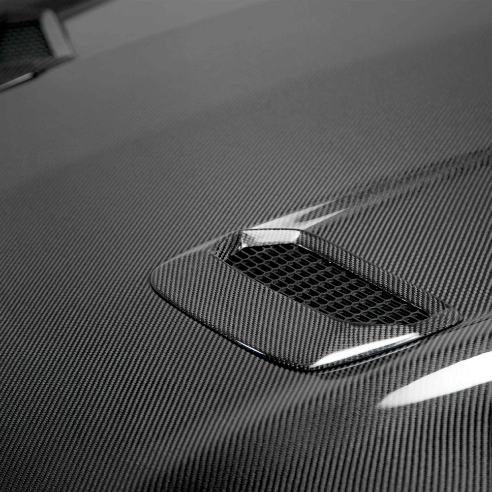 ANDAC-HD18FDMU-OE-DS-Anderson Composites 2018-2023 Ford Mustang Double Sided Type-OE Carbon Fiber Hood