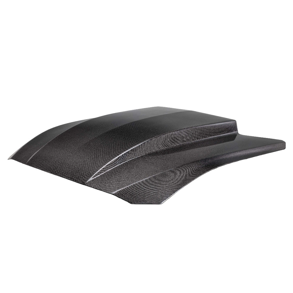 Anderson Composites 2024 Ford Mustang Type-CJ Double-Sided Carbon Fiber Cowl Hood