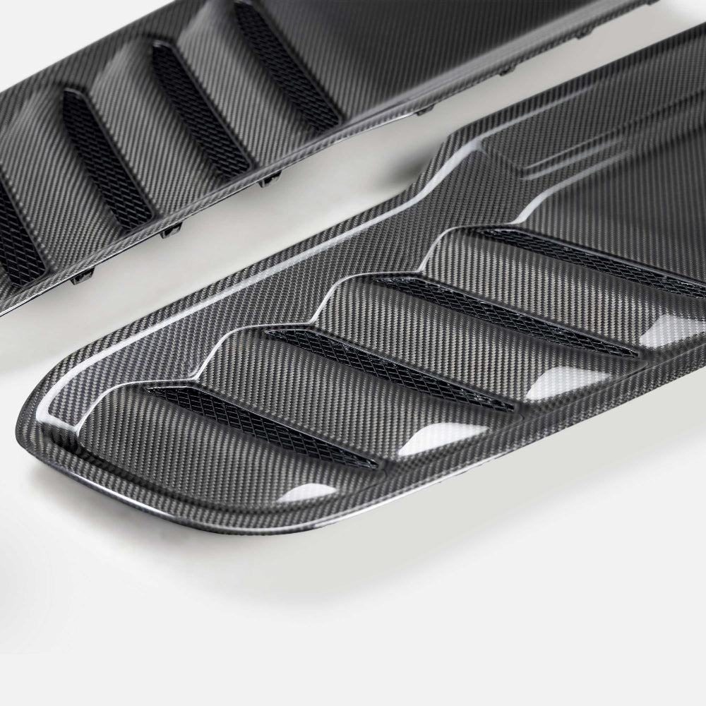ANDAC-HV21DGTRX-Anderson Composites 2021-2024 Dodge RAM TRX Carbon Fiber Hood Vents Type OE