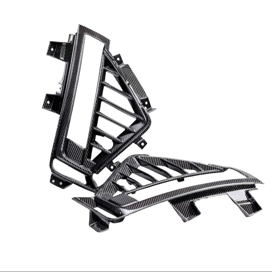 ANDAC-SV22CT5BW-Anderson Composites 2022-2024 Cadillac CT5 Black Wing Type-OE Carbon Fiber Side Grilles