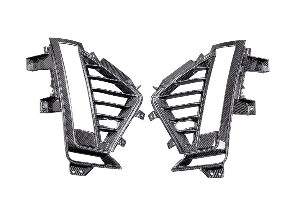 ANDAC-SV22CT5BW-Anderson Composites 2022-2024 Cadillac CT5 Black Wing Type-OE Carbon Fiber Side Grilles