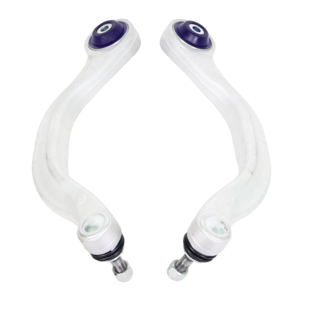 SuperPro Tesla Model 3 Front Radius Arm/Rearward Lower Control Arm Set for Your Tesla