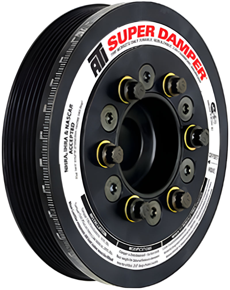 ATI Damper - 8.12in - Alum - 6/10 Grv - Ford GT 500 - 5.4 / 5.8 - 07-14 - 15 Percent OD Size